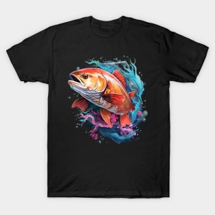 Salmon Rainbow T-Shirt